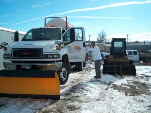 snow plowing Centennial